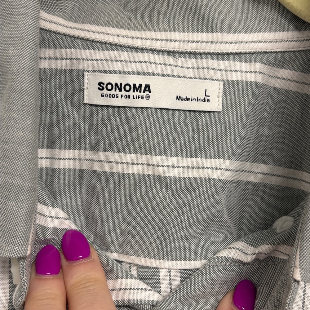 NWT Sonoma Button Down Shirt - Picture 5 of 10